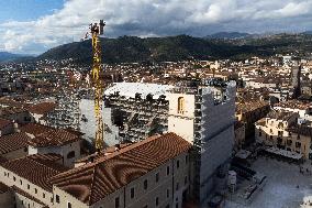 L'Aquila Cathedral Reconstruction