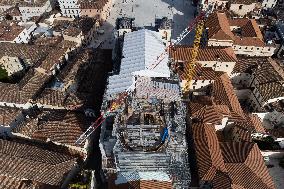 L'Aquila Cathedral Reconstruction