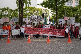 Protest Against The Massacre Of The Jumma Minority In Bangladesh