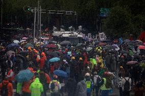 Mothers And Fathers Of The 43 Ayotzinapa Students March 10 Years After Their Disappearance