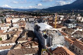 L'Aquila Cathedral Reconstruction