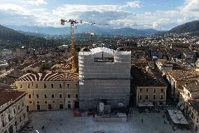 L'Aquila Cathedral Reconstruction