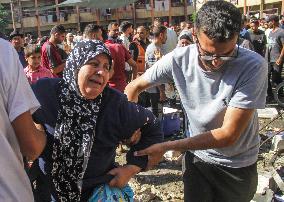 Israeli Strike On School Kills 15 - Gaza