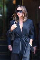 PFW - Victoria Beckham Leaves Her Hotel