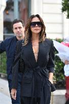 PFW - Victoria Beckham Leaves Her Hotel