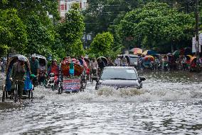 Rain Hampers Daily Life - Dhaka