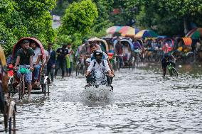 Rain Hampers Daily Life - Dhaka