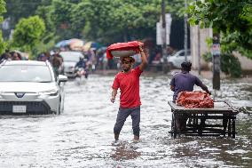 Rain Hampers Daily Life - Dhaka