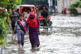 Rain Hampers Daily Life - Dhaka