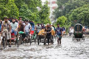 Rain Hampers Daily Life - Dhaka