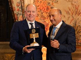 Prince Albert II Receives The Magna Grecia Award - Rome