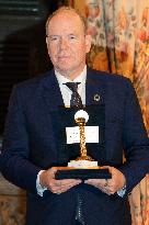 Prince Albert II Receives The Magna Grecia Award - Rome