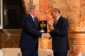 Prince Albert II Receives The Magna Grecia Award - Rome