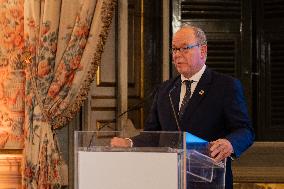 Prince Albert II Receives The Magna Grecia Award - Rome