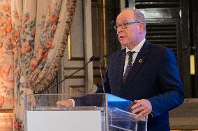 Prince Albert II Receives The Magna Grecia Award - Rome