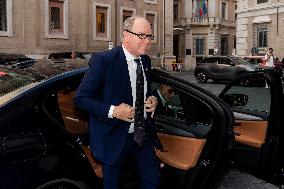 Prince Albert II Receives The Magna Grecia Award - Rome