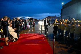 Royals Welcome Pope Francis - Brussels