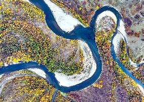 Erguna Wetland Scenery in Hulunbuir