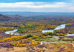 Erguna Wetland Scenery in Hulunbuir