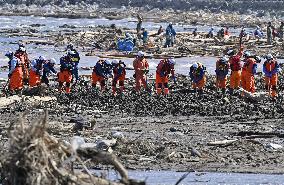 Aftermath of heavy rain in Ishikawa Pref.