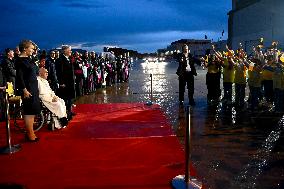 Royals Welcome Pope Francis - Brussels