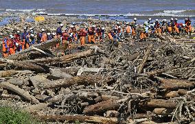 Aftermath of heavy rain in Ishikawa Pref.