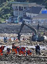 Aftermath of heavy rain in Ishikawa Pref.