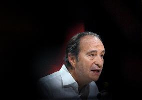 Xavier Niel Appears On RMC/BFMTV - Paris