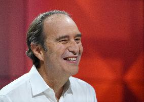 Xavier Niel Appears On RMC/BFMTV - Paris