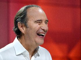 Xavier Niel Appears On RMC/BFMTV - Paris