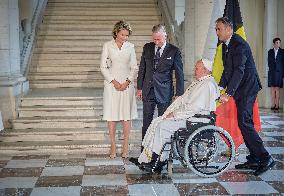 Pope Francis Meets The Royal Family - Belgium