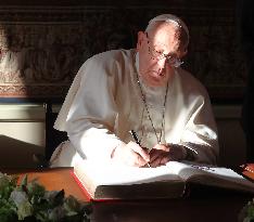 Pope Francis Meets The Royal Family - Belgium