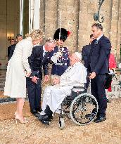 Pope Francis Meets Belgium's Civil Authorities - Laeken