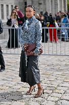 PFW Loewe Outside Arrivals