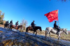 Police Patrol in Altay