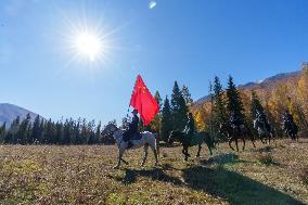 Police Patrol in Altay