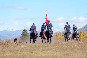 Police Patrol in Altay