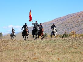 Police Patrol in Altay