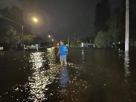 Hurricane Helene Makes Landfall In Florida