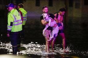 Hurricane Helene Makes Landfall In Florida