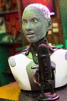 Humanoid Robot Ameca At Italian Tech Week - Turin