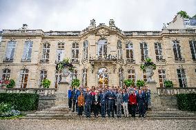 French Government pictured at Matignon - Paris