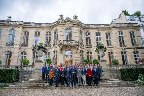 French Government pictured at Matignon - Paris