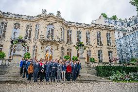 French Government pictured at Matignon - Paris