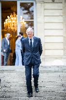 French Government pictured at Matignon - Paris