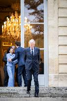 French Government pictured at Matignon - Paris