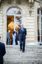 French Government pictured at Matignon - Paris