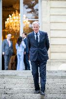 French Government pictured at Matignon - Paris