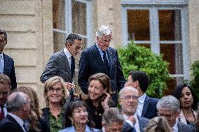 French Government pictured at Matignon - Paris