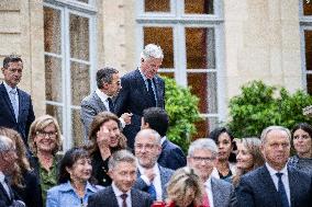 French Government pictured at Matignon - Paris